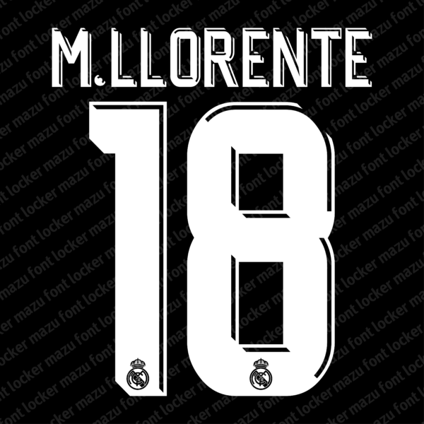 Real Madrid 2017-2018 Font Vector (AI, EPS, SVG, TTF) – #1 Authentic Style
