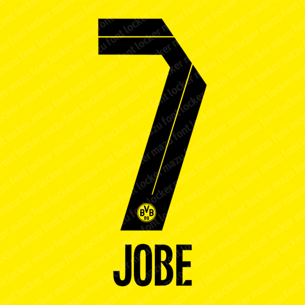 Borussia Dortmund 2026-2027 Font Vector (AI, EPS, SVG, TTF) – #1 Authentic Style