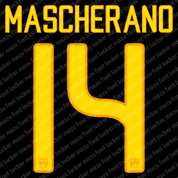 Barcelona 2011-2012 Font Vector (AI, EPS, SVG, TTF) – #1 Authentic Style