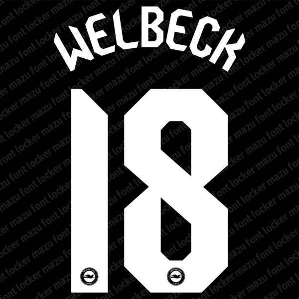 Brighton FC 2023-2024 Font Vector (AI, EPS, SVG, TTF) – #1 Authentic Style