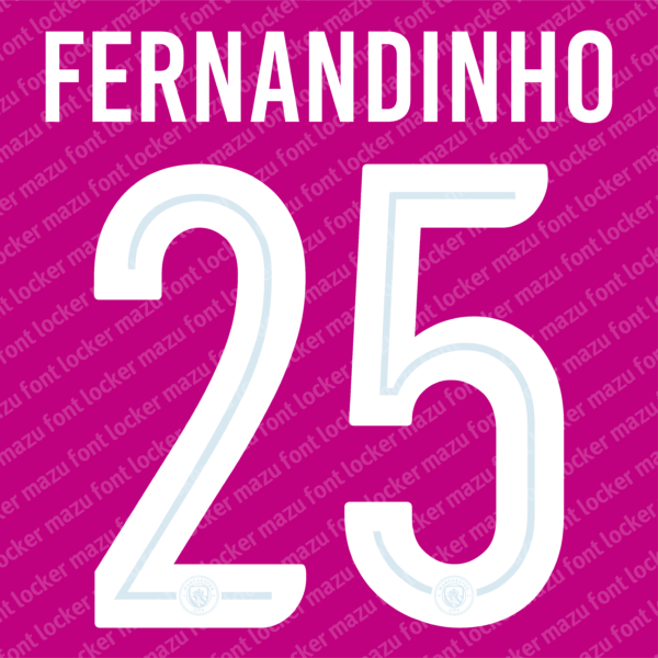 Manchester City 2017-2018 Font Vector (AI, EPS, SVG, TTF) – #1 Authentic Style
