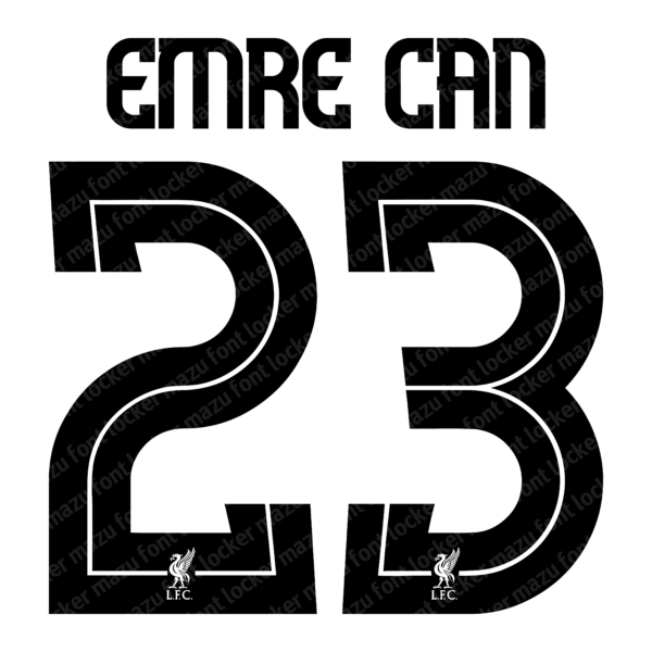 Liverpool 2010-2018 Font Vector (AI, EPS, SVG, TTF) – Legendary Steven Gerrard Era