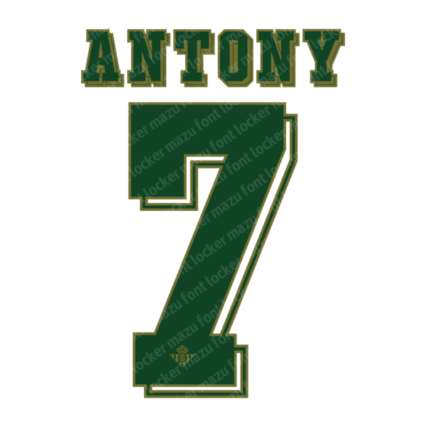 Real Betis 2025-2026 Font Vector – Vibrant Green & White Glory