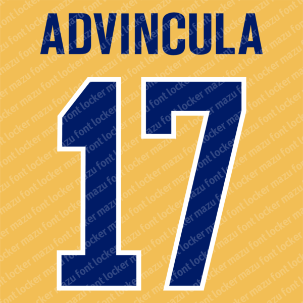 Boca Juniors 2025-2026 Font Vector – Legendary La Bombonera Power