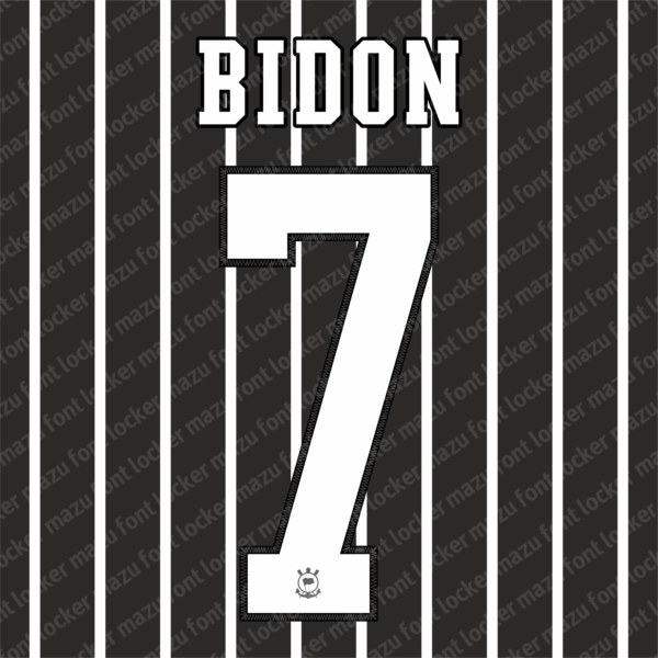 Corinthians 2026-2027 Font Vector – Premium Authentic Jersey Style for True Football Fans