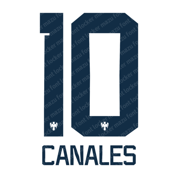 Monterrey 2024-2025 Font Vector – Inspired by the Legendary Rayados
