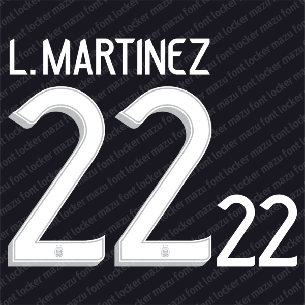 Argentina Copa America 2019 Font Vector – Legendary Albiceleste Triumph Masterpiece
