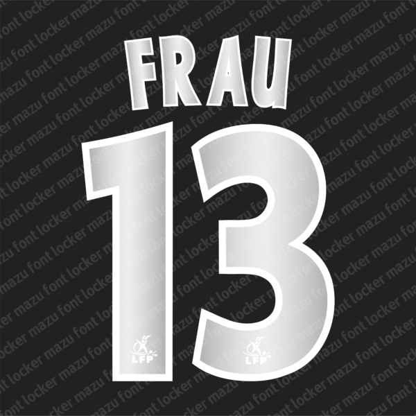 Olympique Lyon 2004-2005 Font Vector (AI, EPS, SVG, TTF) – #1 Authentic Style