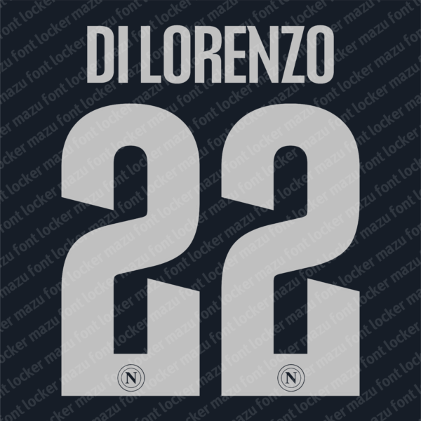 Napoli 2025-26 Font Vector (AI, EPS, SVG, TTF) – #1 Authentic Style