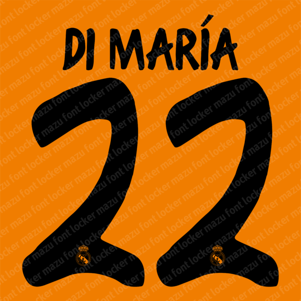 Real Madrid 2013-2014 Font Vector (AI, EPS, SVG, TTF) – #1 Authentic Style