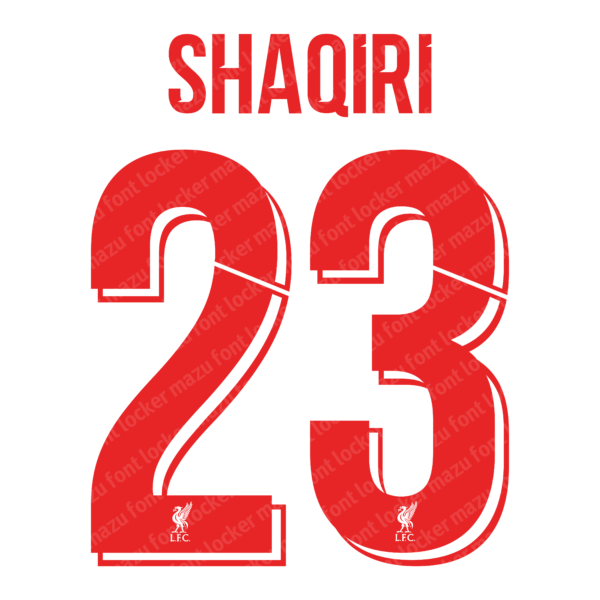 Liverpool 2017-2021 Font Vector (AI, EPS, SVG, TTF) – #1 Authentic Style