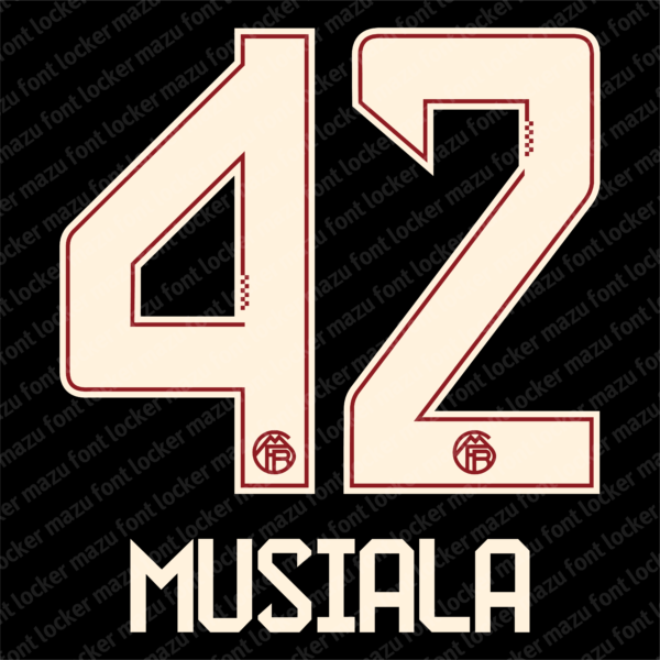 Bayern Munich 2025-2026 Font Vector (AI, EPS, SVG, TTF) – #1 Authentic Style