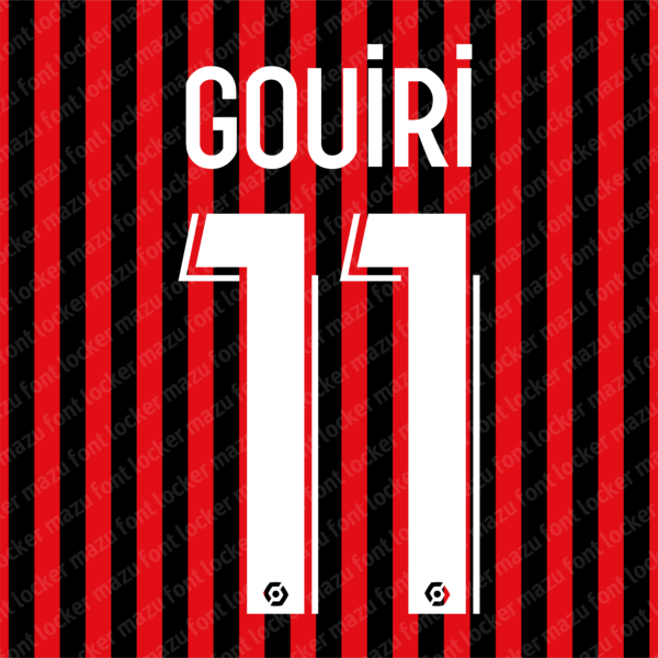 Ligue 1 France 2020-2023 Font Vector (AI, EPS, SVG, TTF) – #1 Authentic Style
