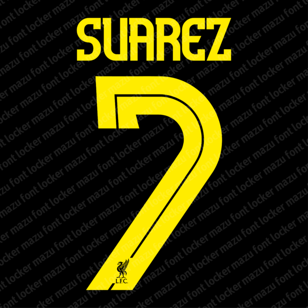 Liverpool 2010-2018 Font Vector (AI, EPS, SVG, TTF) – Legendary Steven Gerrard Era