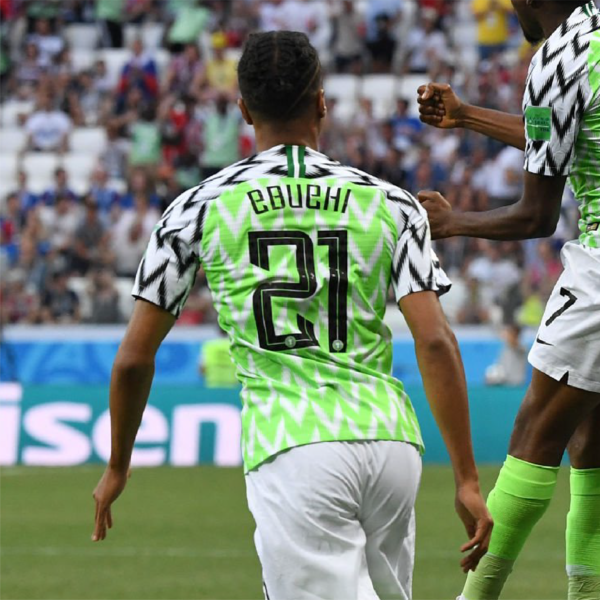 Nigeria World Cup 2018 Font Vector – Legendary Super Eagles Jersey Style