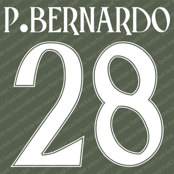 Celtic FC 2024-2025 Font Vector – Epic Green & White Masterpiece