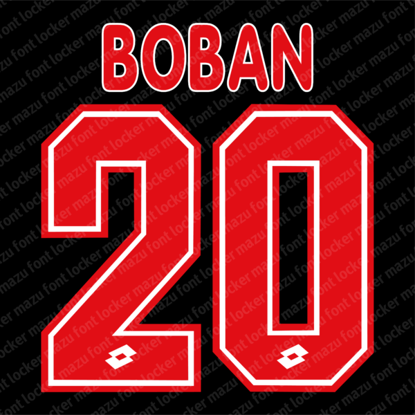 AC Milan 1995-1998 Font Vector (AI, EPS, SVG, TTF) – #1 Authentic Style