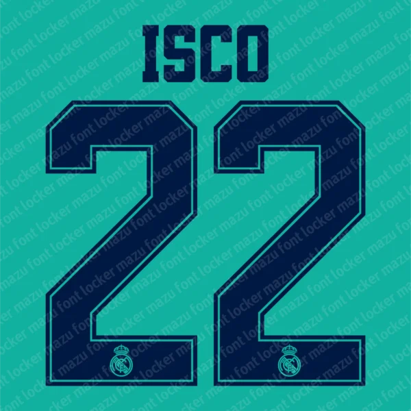 Real Madrid 2019-2020 Font Vector – Epic Legendary Los Blancos Masterpiece
