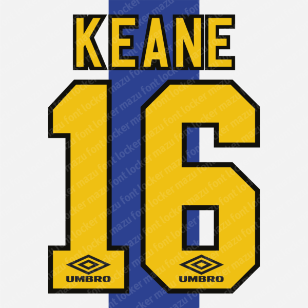 Manchester United 1996-97 Font Vector (AI, EPS, SVG, TTF) – #1 Authentic Style