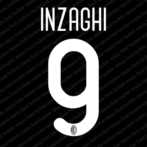 AC Milan 2009-2010 Font Vector (AI, EPS, SVG, TTF) – #1 Authentic Style