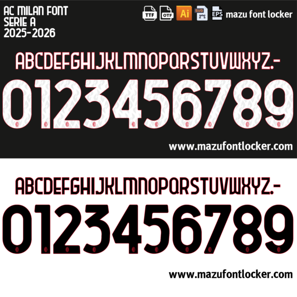 AC Milan 2025-2026 Font – Devastating Rossoneri Dominance