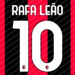 AC Milan 2026-2027 Font Vector – Unstoppable Legendary Rossoneri Champion