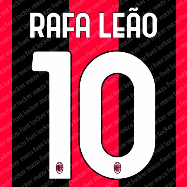 AC Milan 2026-2027 Font Vector – Unstoppable Legendary Rossoneri Champion