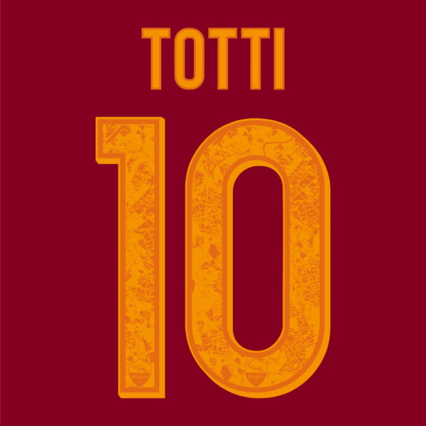 AS Roma 2015-2016 Font Vector – Legendary Giallorossi Masterpiece