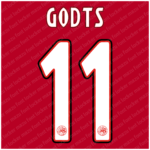 Ajax Amsterdam 2025-2026 Font – Fearless Godenzonen Dominance