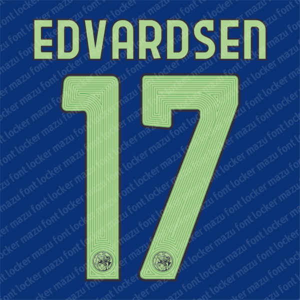 Ajax Amsterdam 2025-2026 Font – Fearless Godenzonen Dominance