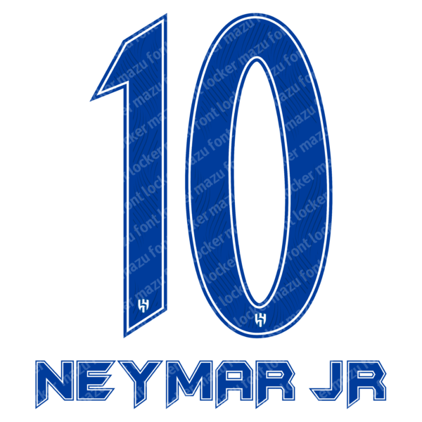 Al Hilal 2024-2025 Font – Dominant Blue Thunder Masterpiece