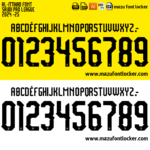 Al Ittihad 2024-2025 Font Vector – Fierce Tiger Masterpiece