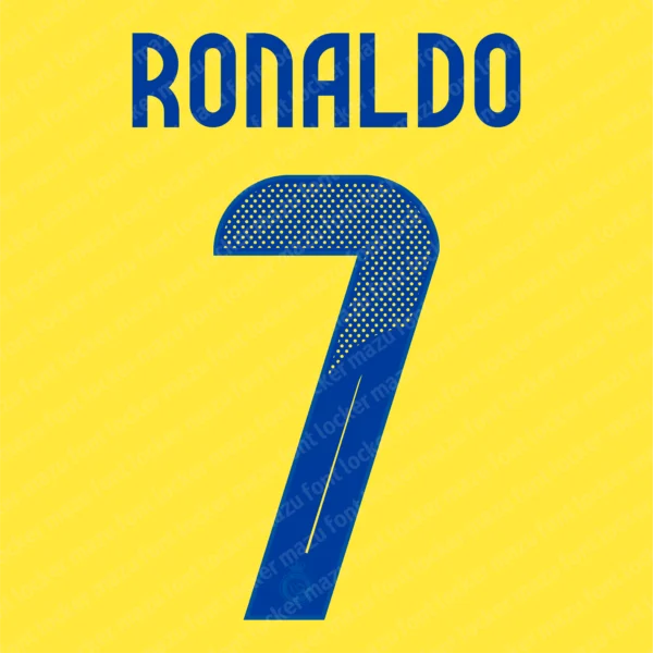 Al-Nassr 2024-2025 Font Vector – Epic Yellow Knights Masterpiece