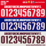 Arsenal 2025-26 Font Vector (AI, EPS, SVG, TTF) – #1 Authentic Style