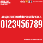 Arsenal 2026-2027 Font Vector – Epic Unstoppable Gunners Masterpiece