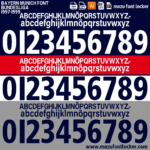 Bayern Munich 1997-1999 Font Vector – Epic Bavarian Legend