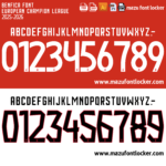 Benfica 2025-2026 Font Vector – Epic Dominant Águias Masterpiece