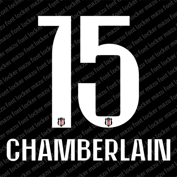 Besiktas 2025-2026 Font Vector – Bold Besiktas Turkish Masterpiece