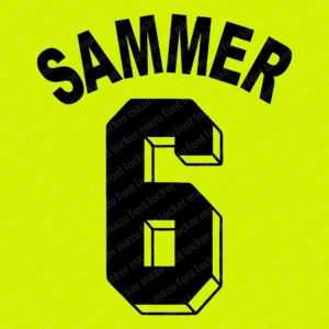 Borussia Dortmund 1990-1997 Font