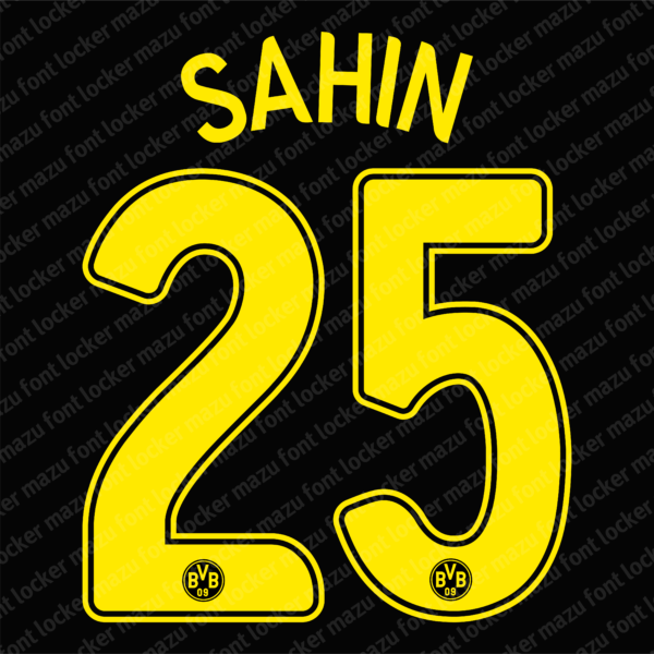 Borussia Dortmund 2006-2010 Font Vector – Thrilling Klopp Era Masterpiece