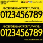 Borussia Dortmund 2010-2011 Font Vector – Explosive Legendary Schwarzgelben Masterpiece