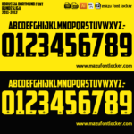 Borussia Dortmund 2011-2012 Font – Legendary Yellow Wall Masterpiece