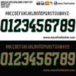 Borussia Monchengladbach 2026-2027 Font Vector – Bold Bundesliga Power