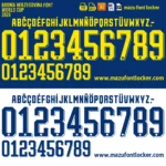 Bosnia Herzegovina World Cup 2026 Font Vector – Legendary Zmajevi Masterpiece