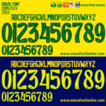 Brazil Copa America 2024 Font – Explosive Verde-Amarelo Masterpiece