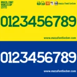 Brazil World Cup 1970 Font Vector – Legendary Golden Samba Masterpiece
