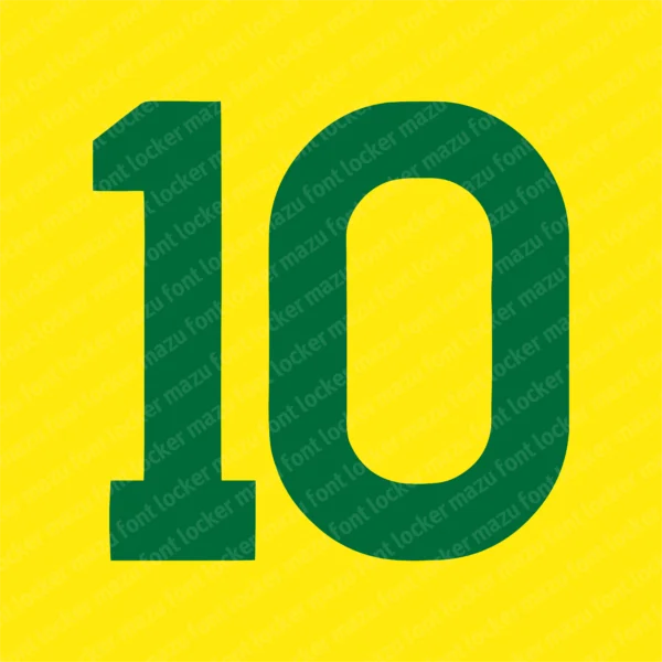 Brazil World Cup 1970 Font Vector – Legendary Golden Samba Masterpiece