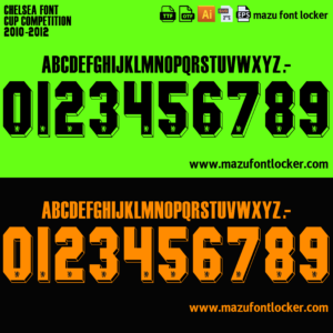 Chelsea 2010-2012 Font