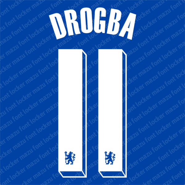 Chelsea 2010-2012 Font Vector – Triumphant Champions Masterpiece