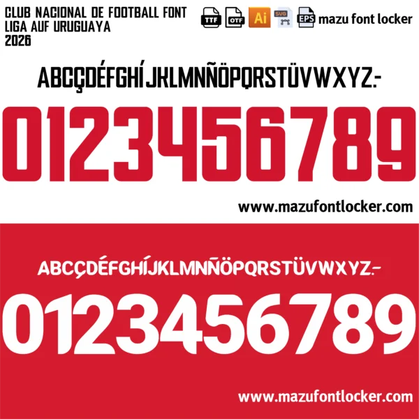 Club Nacional 2026 Font – Epic Bold Masterpiece